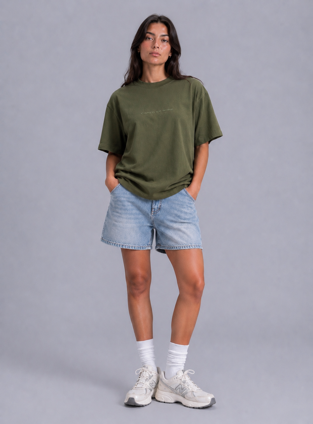 Owned By None Tee-Olive Green