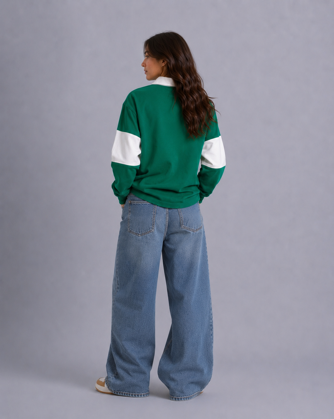 Noirchy Heritage Rugby Polo-Green