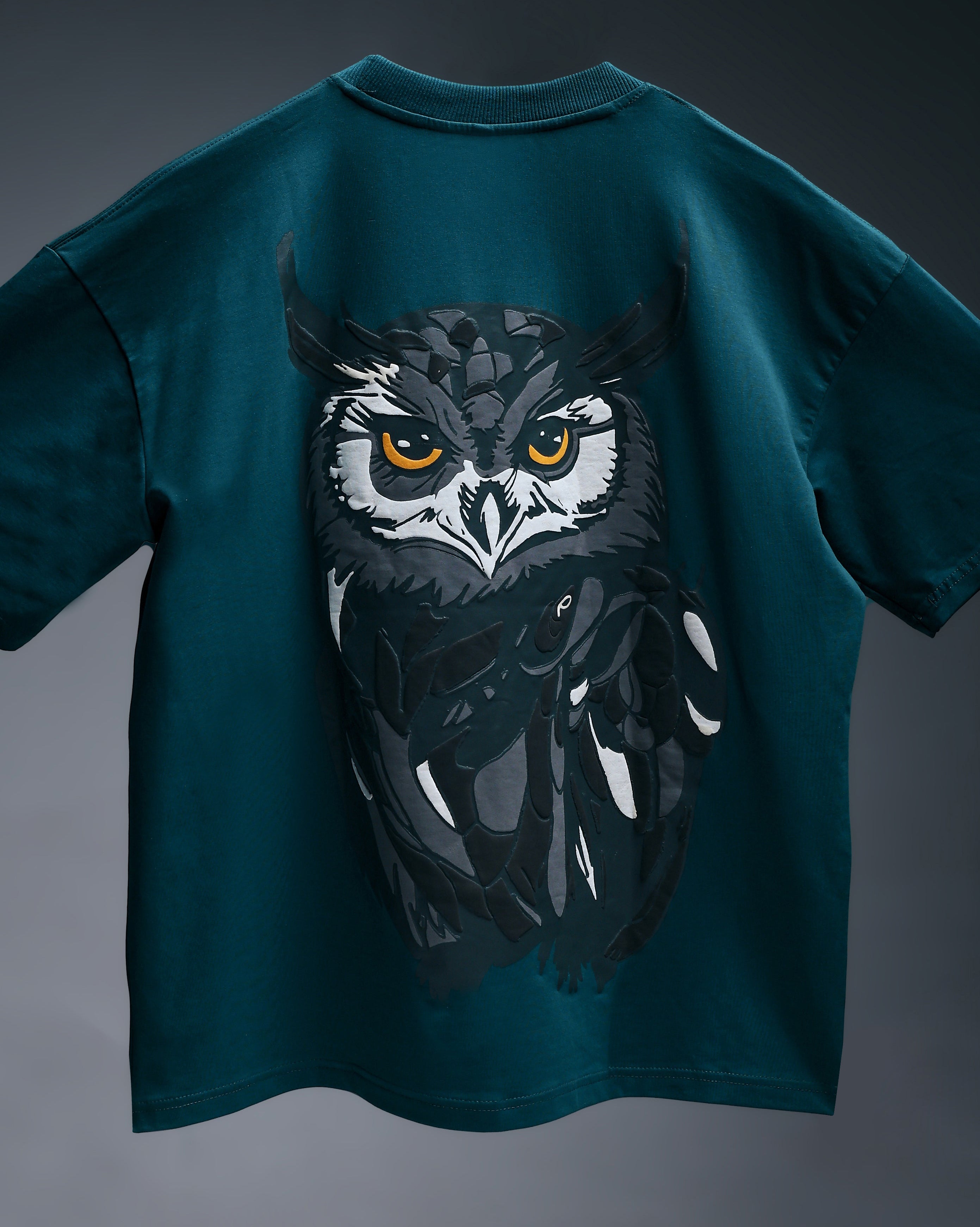 Owl Guardian Tee – Teal Edition