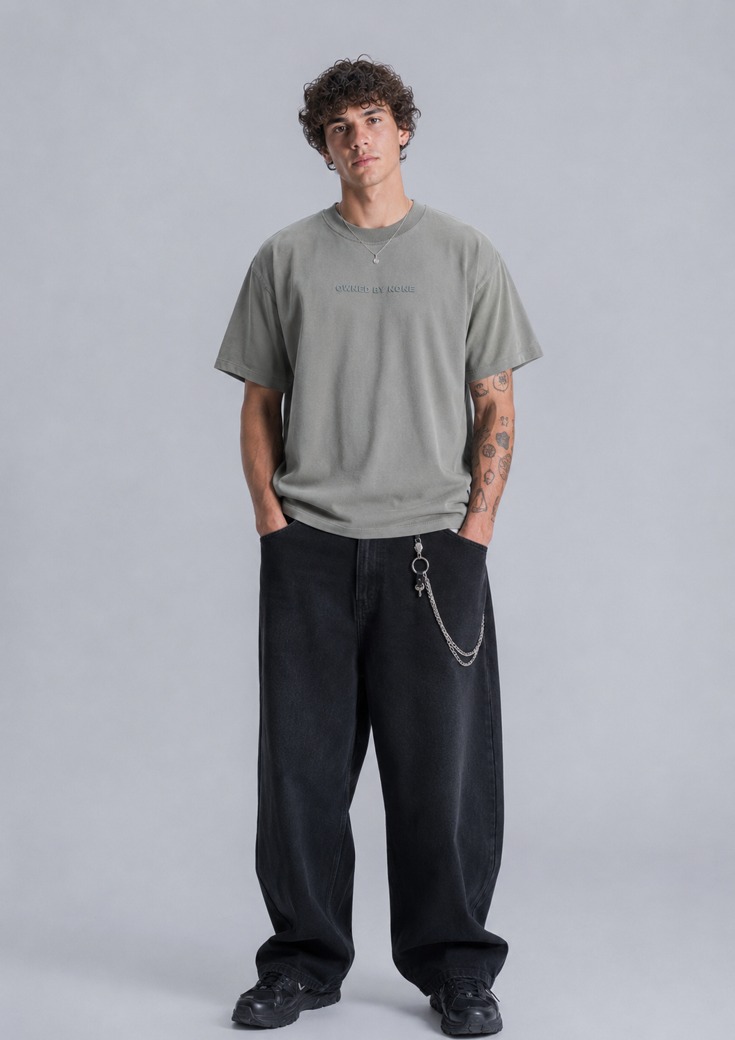 Owned By None Tee-Grey