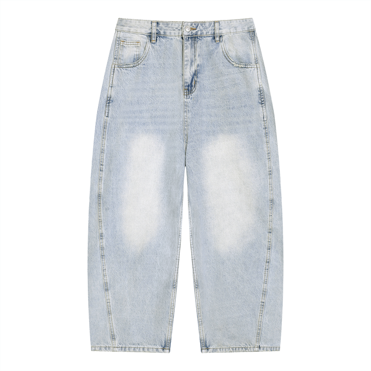 Dusk Wash Barrel Jeans