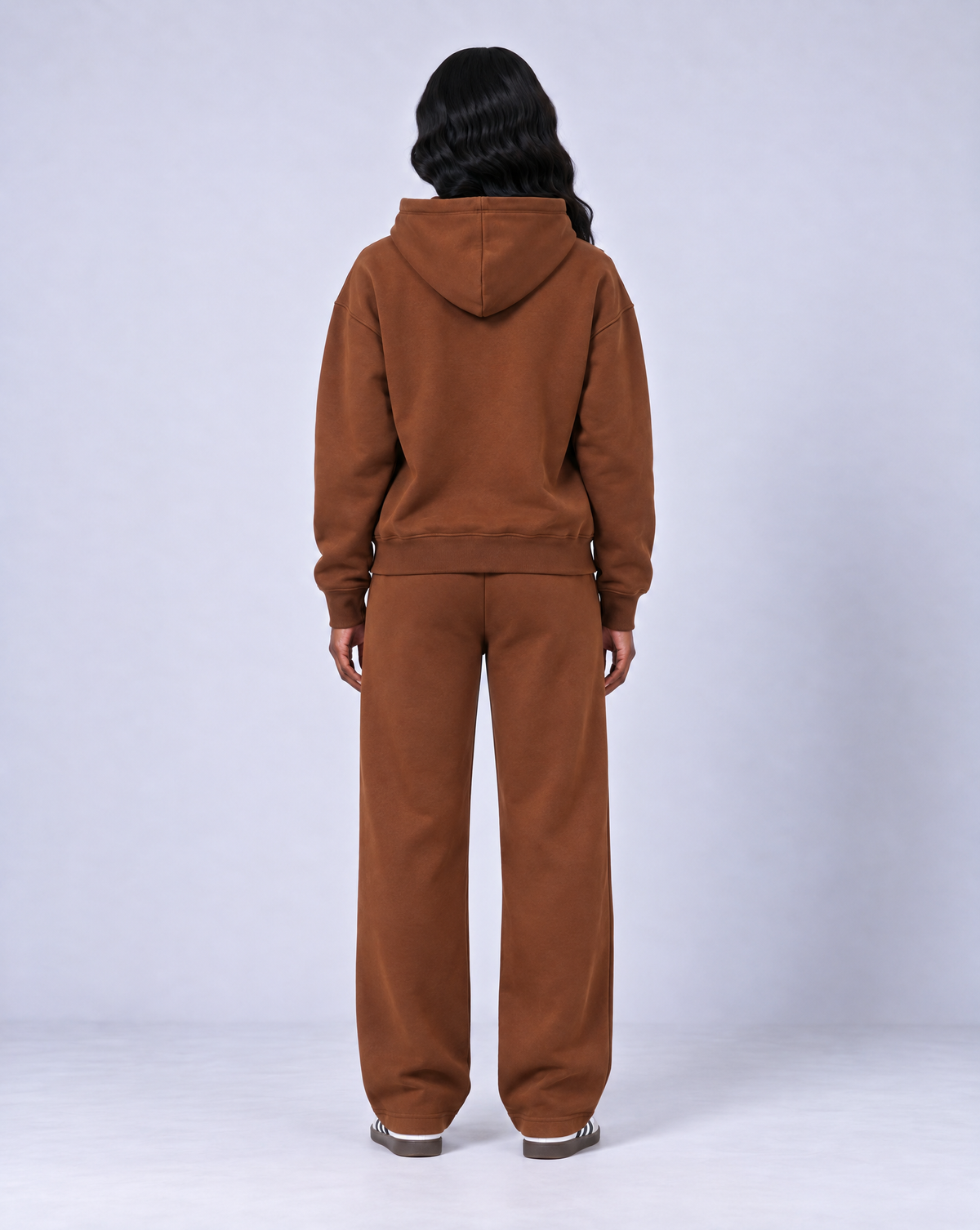 Noirchy Zip Hoodie - Brown