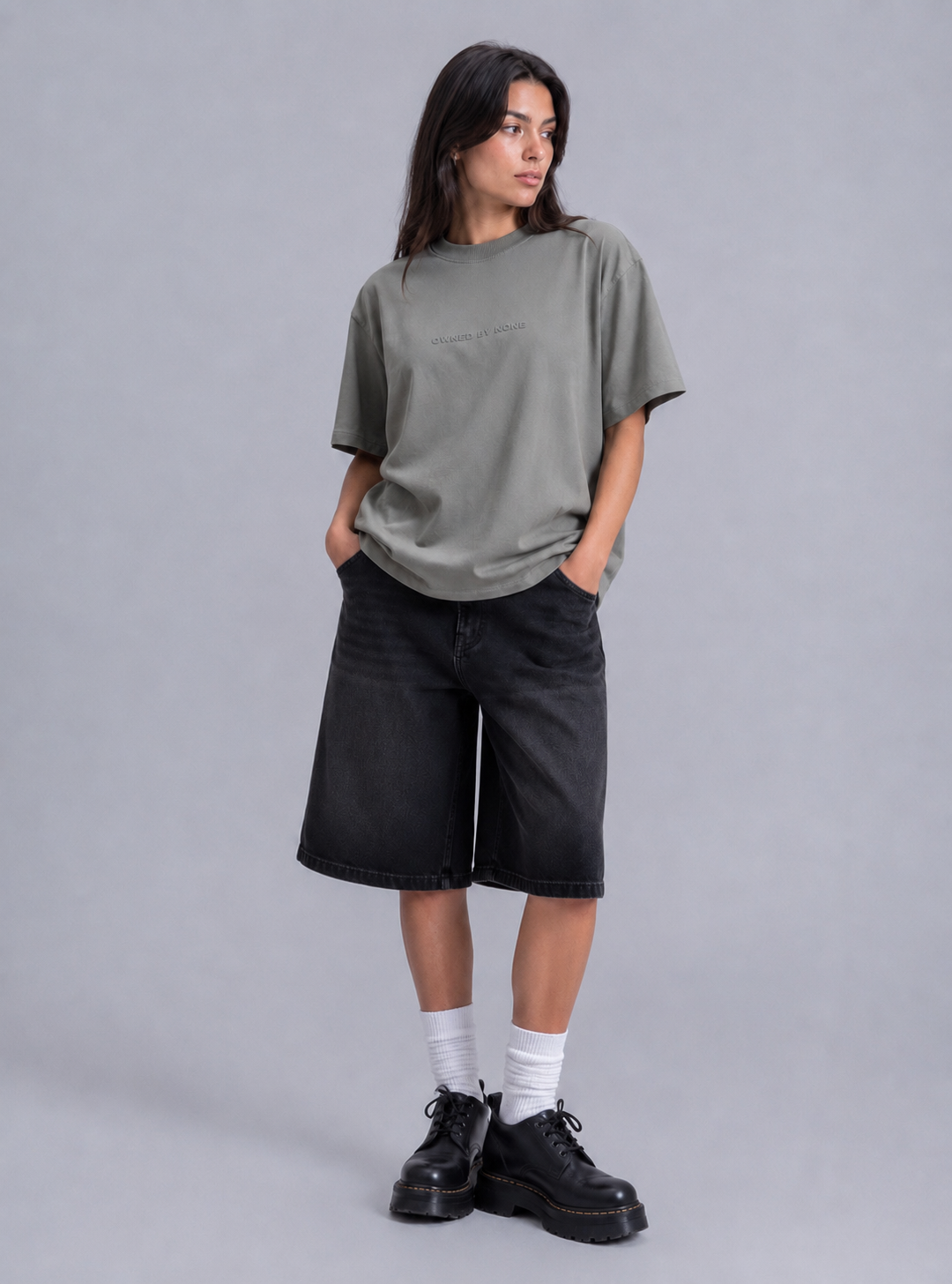 Owned By None Tee-Grey
