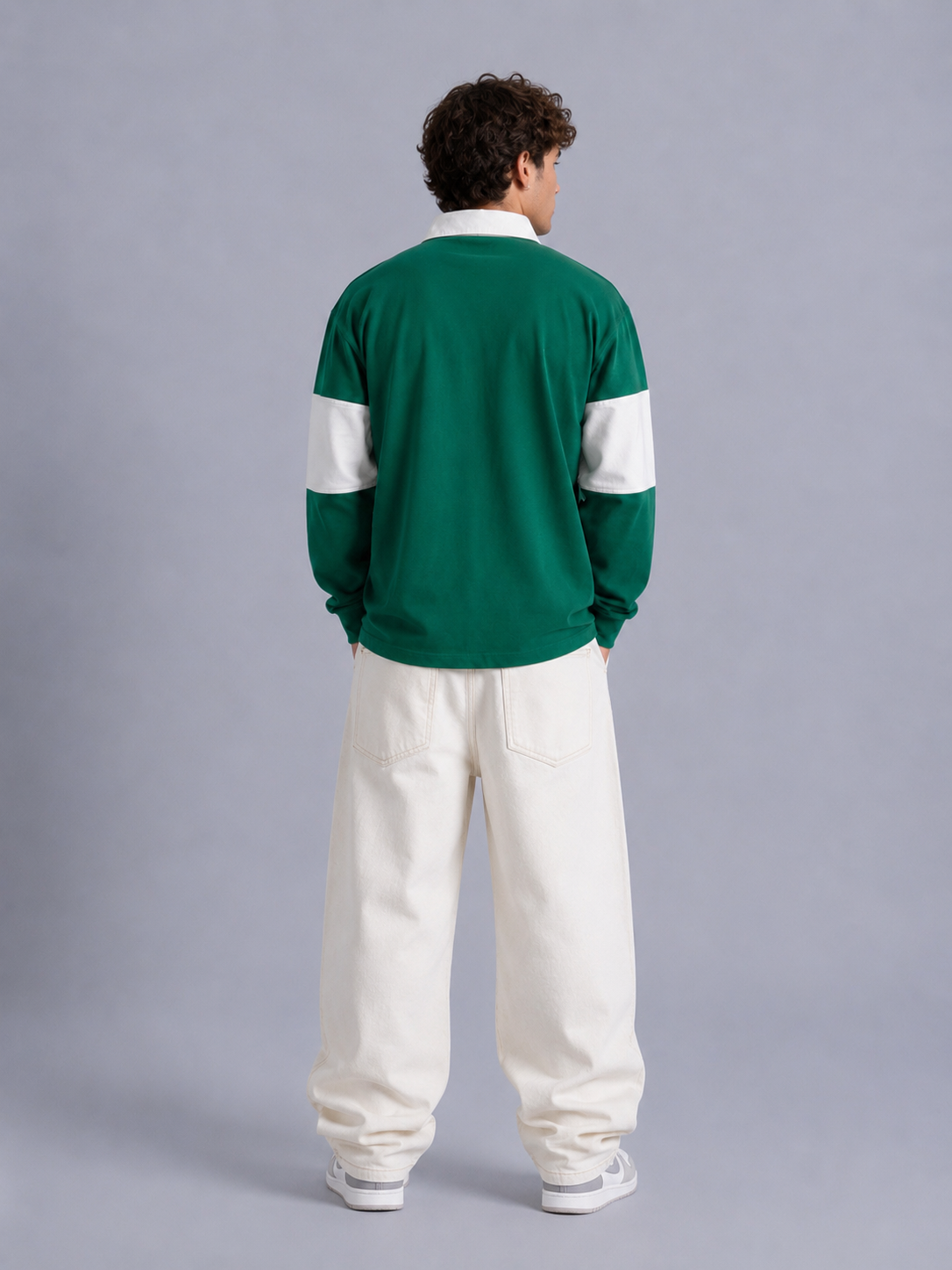 Noirchy Heritage Rugby Polo-Green